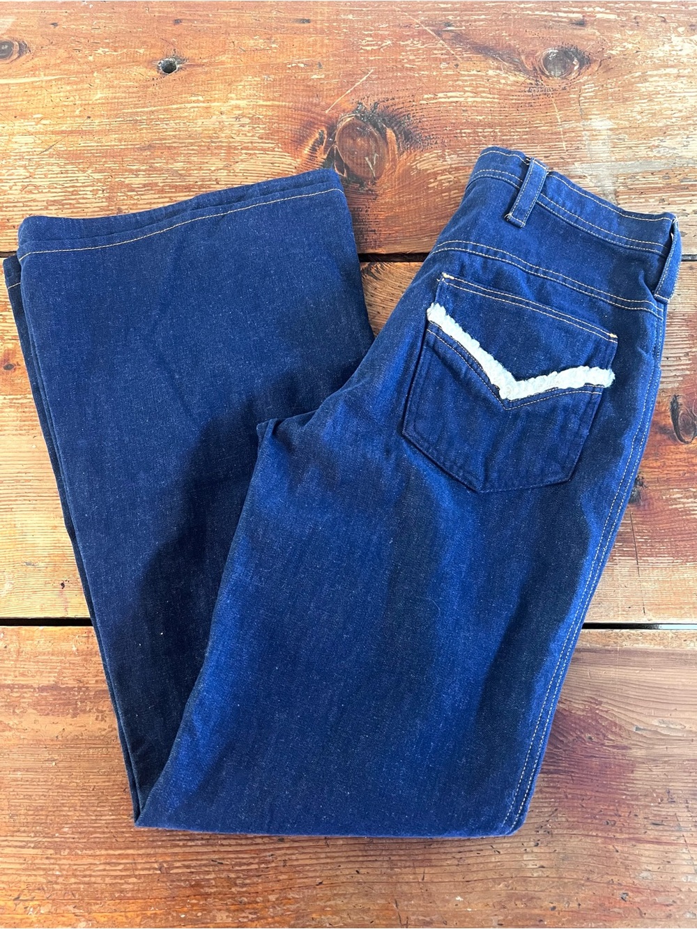 Vintage Sears Roebucks sherpa Bell bottom Jeans 70’s/80’s